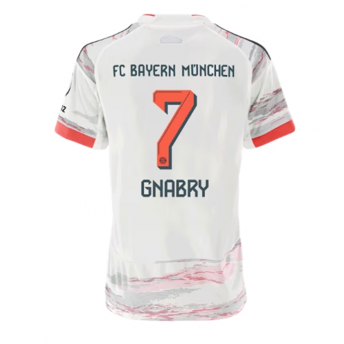 Billige Fotballdrakt Bayern Munich Serge Gnabry #7 Replika Bortedrakt Dame 2025-26 Kortermet Billige Fotballdrakt Bayern Munich Serge Gnabry #7 Replika Bortedrakt Dame 2025-26 Kortermet